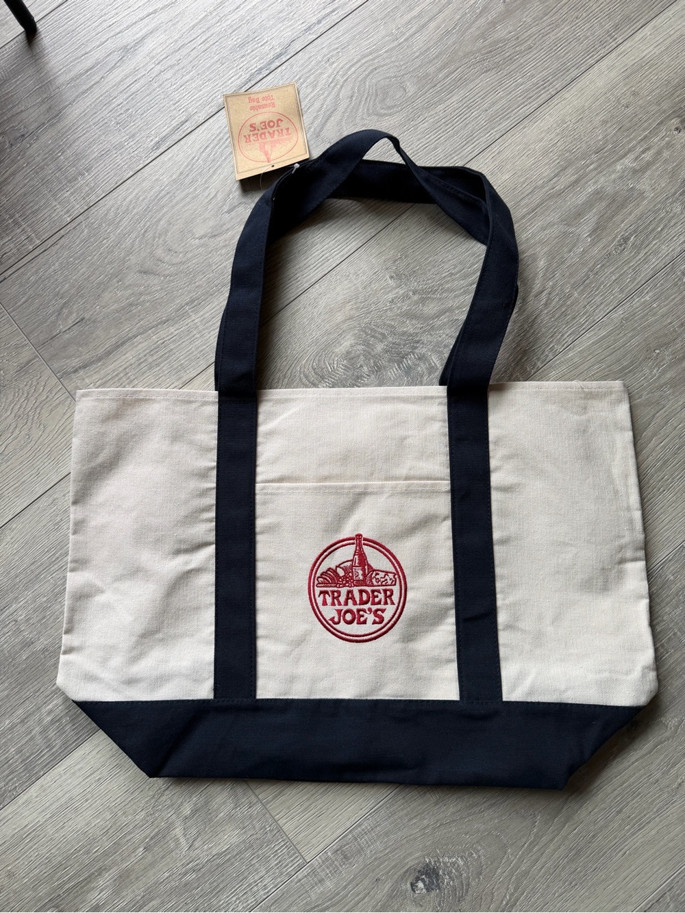 Trader Joe's Large Tote Bag NWT